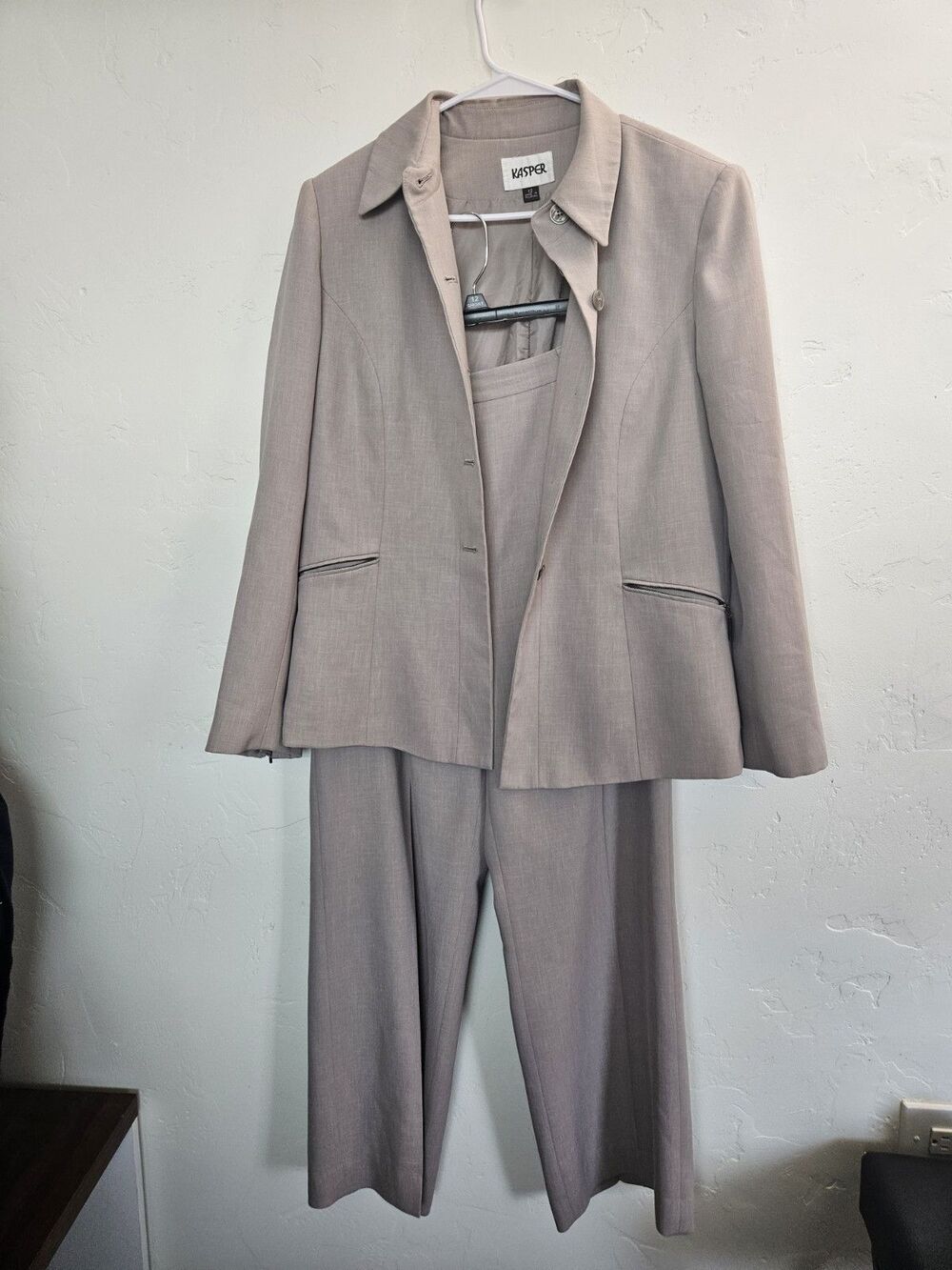 Vintage Kasper  Pant Suit SET, size 12, EXCELLENT CONDITION